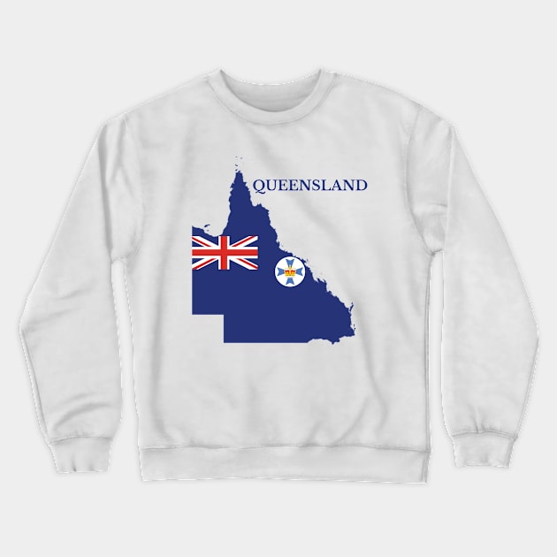 Queensland Australian State Crewneck Sweatshirt by maro_00